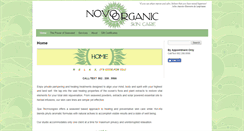 Desktop Screenshot of novoorganicskincare.com